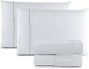 Ver imagem 1 de Jogo Lençol 4 Peças Viúva 203x120x30 Micro Percal 400 Fios Branco