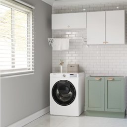 Lavanderia Modulada 3 Peças sem Tampo 2 Aéreos 4 Portas 1 Balcão Arizona Cabecasa Madeiramadeira - 1