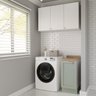 Lavanderia Modulada 2 Peças 1 Armário Aéreo 3 Portas 1 Balcão Arizona CabeCasa MadeiraOriginals - 1