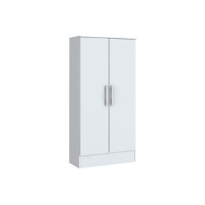 Armário Multiuso Lavanderia Zafira c/ 2 Portas Branco - Henn