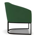 Ver imagem 6 de Kit 2 Poltronas Stella Veludo Verde Base Industrial Preto - D’Rossi