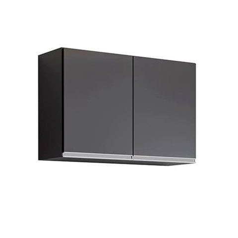 Armário Isis 80cm Preto - Vallisa Decor
