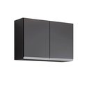 Ver imagem 1 de Armário Isis 80cm Preto - Vallisa Decor