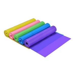Kit 5 Faixas Elásticas Thera Band Fisioterapia
