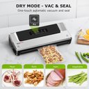 Ver imagem 4 de Seladora a Vácuo Bonsenkitchen, Compacta, 4 Modos, Kit Completo, Prata