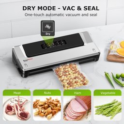 Seladora a Vácuo Bonsenkitchen, Compacta, 4 Modos, Kit Completo, Prata - 4