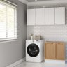 Lavanderia Modulada 3 Peças sem Tampo 2 Aéreos 1 Balcão 2 Portas Arizona CabeCasa MadeiraOriginals - 1