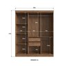 Guarda-roupa Casal Mdf New York 21706 6 Portas 2 Gavetas - 4