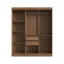 Ver imagem 2 de Guarda-roupa Casal Mdf New York 21706 6 Portas 2 Gavetas