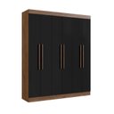 Ver imagem 3 de Guarda-roupa Casal Mdf New York 21706 6 Portas 2 Gavetas