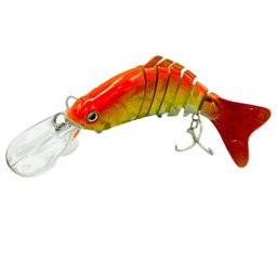 Isca Artificial Articulada 12cm 16g Olhos 3D Pegadeira cor03 - 5