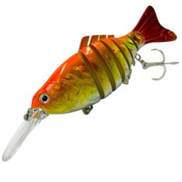 Isca Artificial Articulada 12cm 16g Olhos 3D Pegadeira cor03 - 4