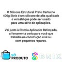 Ver imagem 3 de Silicone Estrutural Preto Cartucho 400g Sbrix C/Aplicador