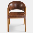 Ver mais imagens de Poltrona para Sala Denver Cor Mel Estofado Corano Whisky