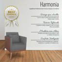 Ver imagem 2 de Cadeira Poltrona para Sala Quarto Confortável e Reforçada Sofia :chumbo