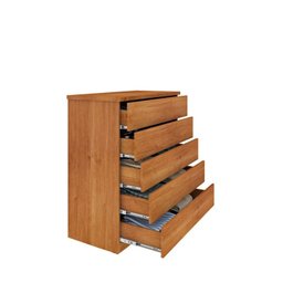 Guarda-roupa 6 Portas Portugal e Comoda 5 Gavetas Premium Espresso Móveis - 19