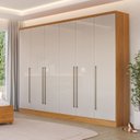 Ver imagem 2 de Guarda-roupa 6 Portas Portugal e Comoda 5 Gavetas Premium Espresso Móveis