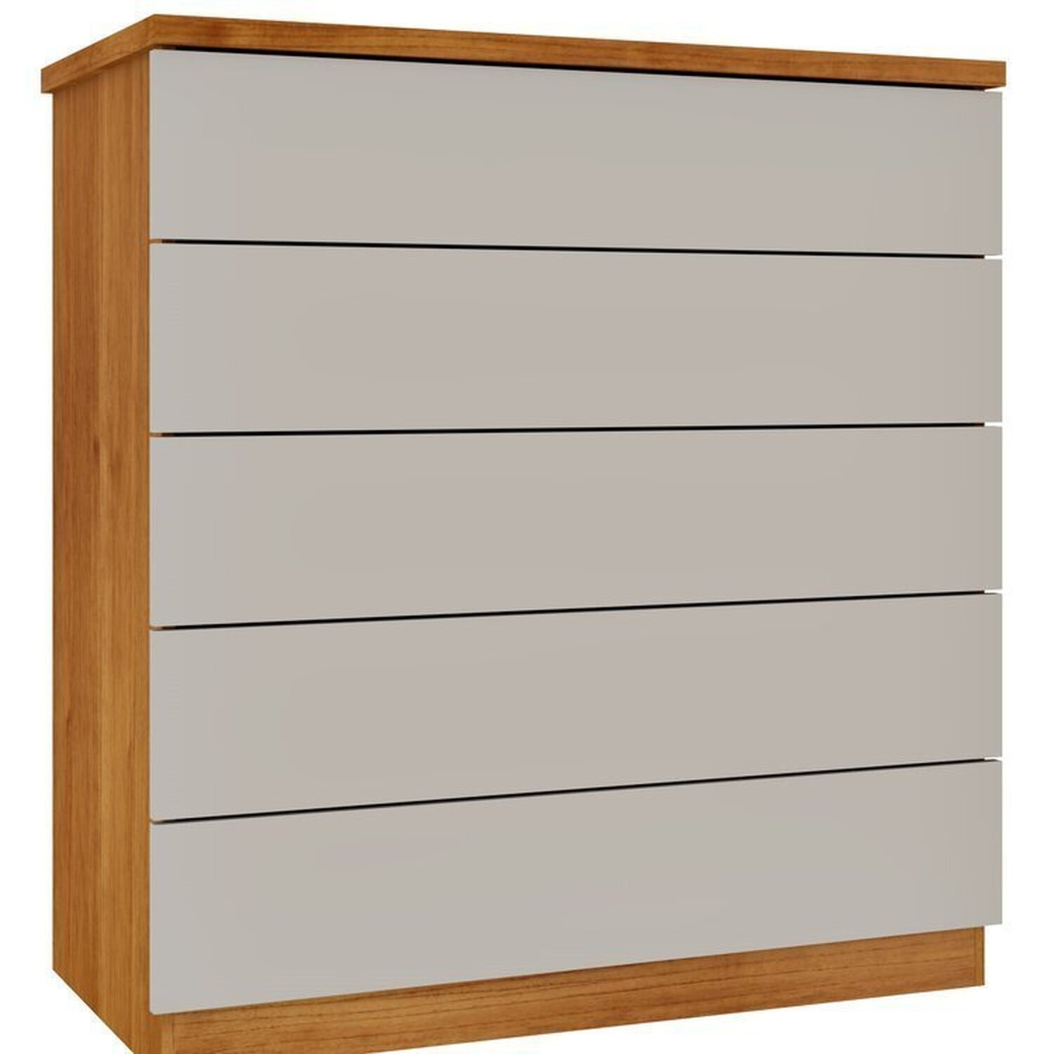 Guarda-roupa 6 Portas Portugal e Comoda 5 Gavetas Premium Espresso Móveis - 17