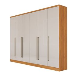 Guarda-roupa 6 Portas Portugal e Comoda 5 Gavetas Premium Espresso Móveis - 4