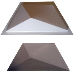 Forma 3D Trapezio P Abs 2 Mm Virgem Gesso E Cimenticio F203P - 2 Forma 3D Trapezio P Abs 2 Mm Virgem Gesso E Cimenticio F203P - 2