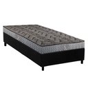 Ver imagem 1 de Conjunto Box Solteiro: Colchão Espuma Paropas Compact Ag 65 / D23 Royalle Rústico Prata + Base Crc