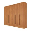 Ver imagem 5 de Guarda-roupa 6 Portas Portugal e Comoda 5 Gavetas Premium Espresso Móveis