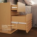 Ver imagem 5 de Gaveteiro Ripado com 2 Gavetas Samambaia CabeCasa MadeiraOriginals