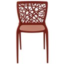 Ver mais imagens de Conjunto 4 Cadeiras Tramontina Joana em Polipropileno e Fibra de Vidro Terracota 92058242