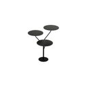 Ver imagem 2 de Mesa Lateral de Canto Trieste 100% MDF 65cm x 57cm x 57 cm Preto