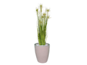 Ver imagem 1 de Planta Árvore Artificial Grass Com Flor 90 cm Kit + Vaso S. Bege 30 cm