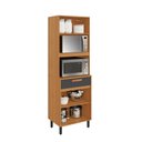 Ver imagem 2 de Armário Paneleiro Itatiaia 2 Portas 1 Gaveta Grafite Nápoles