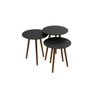 Trio Mesa Lateral de Canto 56cm X 45cm X 45cm - 2