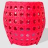 Puff Bahamas Colmeia - Decoração, Jardim, Banco, Seat Garden, Área - Vermelho - 2
