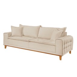 Sofá Fixo Orfeu até 4 Lugares Luxo 220cm Castellar Móbile - 2