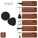 Ver imagem 6 de Conjunto Mesa Lateral de Canto Napoli Metal 65cm X 40cm X 40cm