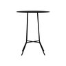 Mesa Alta Bistrô Gabi Metal Redondo - Preto - 4