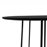 Mesa Alta Bistrô Gabi Metal Redondo - Preto - 6