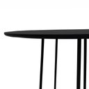 Ver imagem 6 de Mesa Alta Bistrô Gabi Metal Redondo - Preto