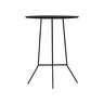 Mesa Alta Bistrô Gabi Metal Redondo - Preto - 5