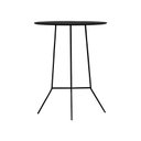 Ver imagem 5 de Mesa Alta Bistrô Gabi Metal Redondo - Preto