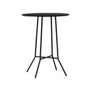Ver imagem 1 de Mesa Alta Bistrô Gabi Metal Redondo - Preto