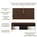 Ver imagem 4 de Rack com Painel TV 65" Retrô com Espelho Flórida Multimóveis V3138