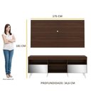 Ver imagem 7 de Rack com Painel TV 65" Retrô com Espelho Flórida Multimóveis V3138
