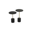 Ver imagem 2 de Conjunto Mesa Lateral de Canto Parma Metal 65cm X 40cm X 40 Cm