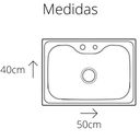 Ver imagem 6 de Cuba Pia Gourmet Aço Inox Escovado 50x40 C/ Acessórios
