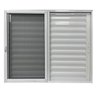 Janela Veneziana 3 Folhas Móveis com Tela Mosquiteira Linha 25 100cm X 150cm - 4