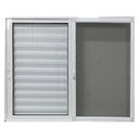 Ver imagem 5 de Janela Veneziana 3 Folhas Móveis com Tela Mosquiteira Linha 25 120x150 Branco Esquadrias Bergamo