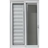 Janela Veneziana 6 Folhas com Tela Mosquiteira Linha 25 Branco 120x150 - 8