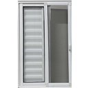 Ver mais imagens de Janela Veneziana 6 Folhas com Tela Mosqueteira Linha 25 120x200 Branco Esquadrias Bergamo