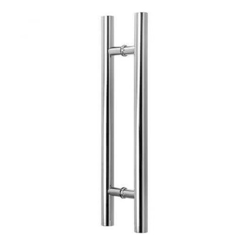 Puxador Duplo Tubular 1" Inox 304 - Polido Loja da Indústria 300mm x 200mm